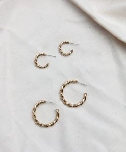 Yewo Jewelry Zinga Recycled Hoop Earrings