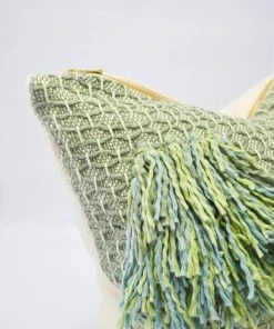 Zuahaza Diamond Feijoa Throw Pillow Cover