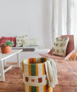 Zuahaza Handcrafted Omaira Large Floor Basket